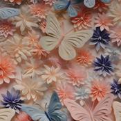 Digitally-Printed Viscose Poplin Butterfly Blossom