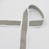 30 mm Decorative Galonband – White and Silver image