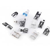 11‑Piece Presser Foot Set – Universal Metal &amp;amp; Plastic Feet for Sewing Machines image