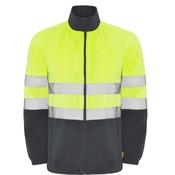 AV ALTAIR FLEECE JACKET S/S LEAD/FLUOR YELLOW image