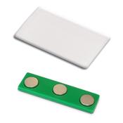 Name badge with doming 50x30mm