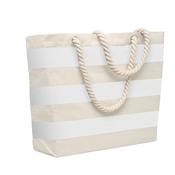 HEAVEN STRIPE - Cotton beach bag 220 gr/m²