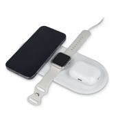 3in1 15 W wireless charger compatible with phones /Apple Watch/AirPod image