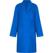 VACCINE WOMAN LABCOAT S/M ROYAL BLUE