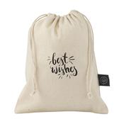 Gift Pouch Natural GRS Recycled Cotton (150 g/m²) S image