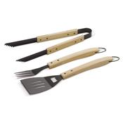 Barbecue tool set wood
