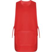 ARZAK REVERSIBLE CHASUBLE APRON S/ONE SIZE RED
