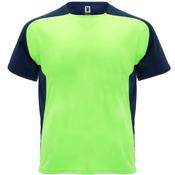 BUGATTI T-SHIRT S/S FLUOR GREEN/NAVY BLUE