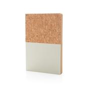 A5 cork &amp; kraft notebook