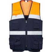 HV VEST BETA S/3XL NAVY BLUE/FLUOR ORANGE