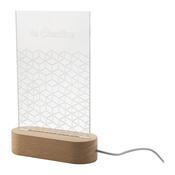 Woodify - LED light trophy, rectangle