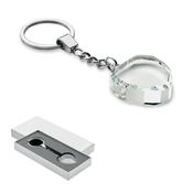 HEARTWARD - Glass heart award key ring