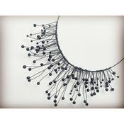 black teardrops necklace - black image