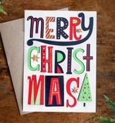 cheerful merry christmas card image