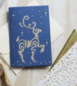 elegant reindeer card image