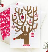 reindeer ornament card image