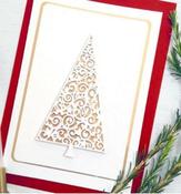 elegant christmas tree card image