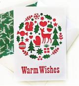 warm wishes card image