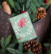 simple christmas wreath card image