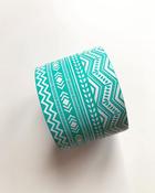 bohemian love bracelet - turquoise/white image