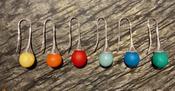 happy tears earrings - multi colour image