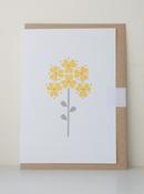 "Clover" Yellow Greeting Card