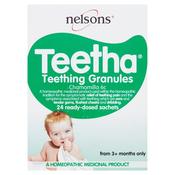 Nelsons Teetha Teething Granules Sachets 24 Pack