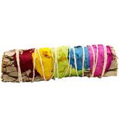 White Sage and Rose Petals Smudge Stick image