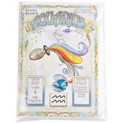 Aquarius Zodiac Card with Gemstone