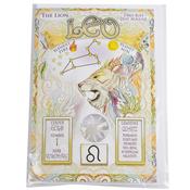Leo Zodiac Card with Gemstone image