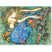 Beautiful Mermaid Birthday Card image