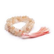 Pink Jade Mala Beads/Necklace image
