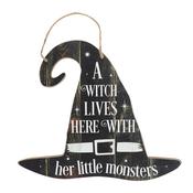 A Witch Lives Here... Sign image