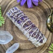 White Sage &amp; Lavender Smudge Stick image