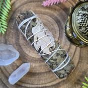 White Sage &amp; Peppermint Smudge Stick image