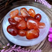 Carnelian Crystal Tumblestone