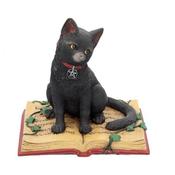 Eclipse Cat on Spellbook Figurine image