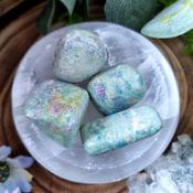 Ruby-Fuchsite Crystal TumbleStone