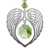 Angel Wings August Birthstone Suncatcher image