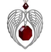 Angel Wings January Birthstone Suncatcher image