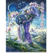 Aquarius Zodiac Card image