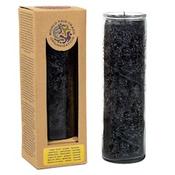 Black Scented Candle in Glass Jar image
