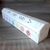 White Chakra Incense Box Holder