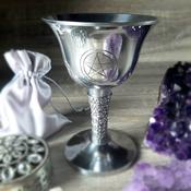 Silver Pentagram Chalice