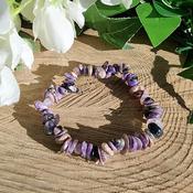 Charoite Chip Bracelet image