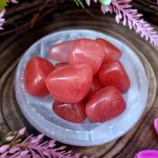 Cherry Quartz Crystal Tumblestone