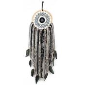 Medium Black/Grey Crochet Dreamcatcher image