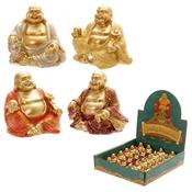 Golden Mini Lucky Buddha