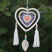 Elemental Spirits Purple Heart Dreamcatcher