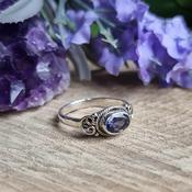 Iolite Faceted Ring image